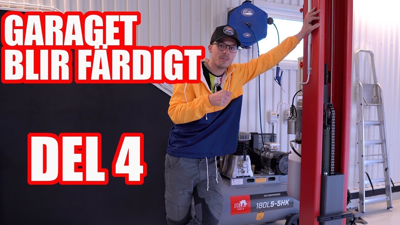 GARAGET BLIR FÄRDIGT! DEL 4