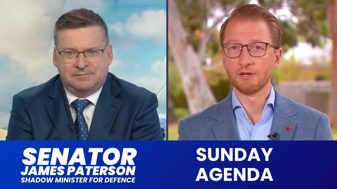 Senator Paterson discusses Defence priorities on Sunday Agenda