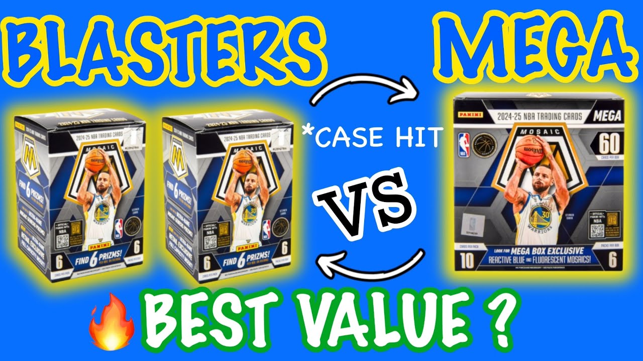 2024-25 Mosaic Basketball Mega Box vs a Blaster Box (2), What’s the Better Value? *BEST RIP YET*