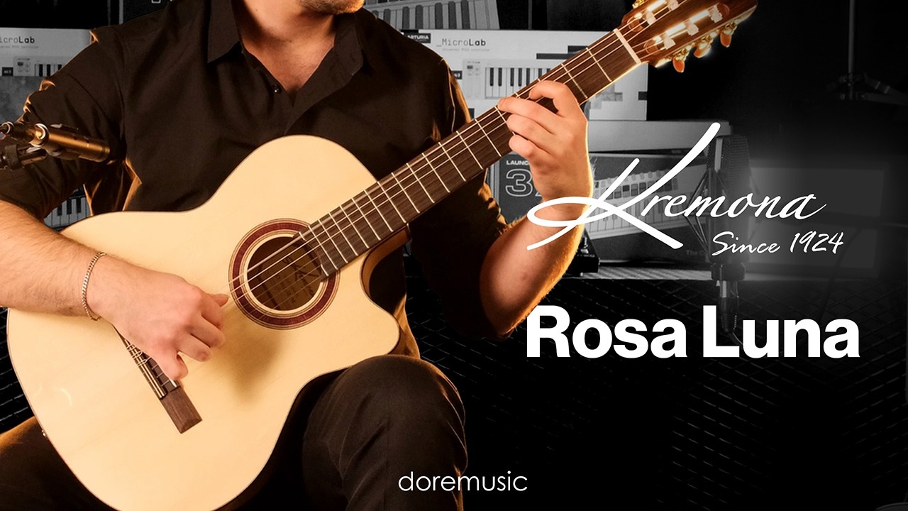 Kremona Rosa Luna Elektro Klasik Gitar | Ton & Performans
