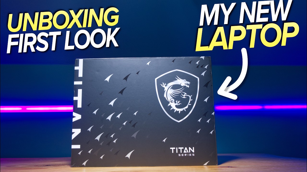MSI Titan 18 H Ai Unboxing | Laptop I'll ACTUALLY be Using in 2025