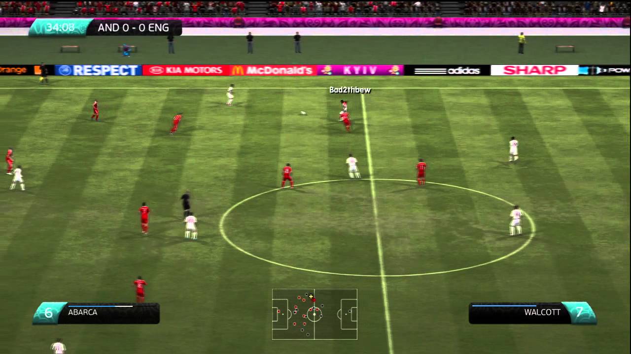FIFA 12 - Online match: Andorra vs England; Manual controls vs Assisted (Euro 2012 DLC)