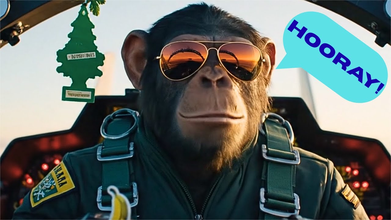Top Chimp - Peel Out (VEO 3 Short Film)