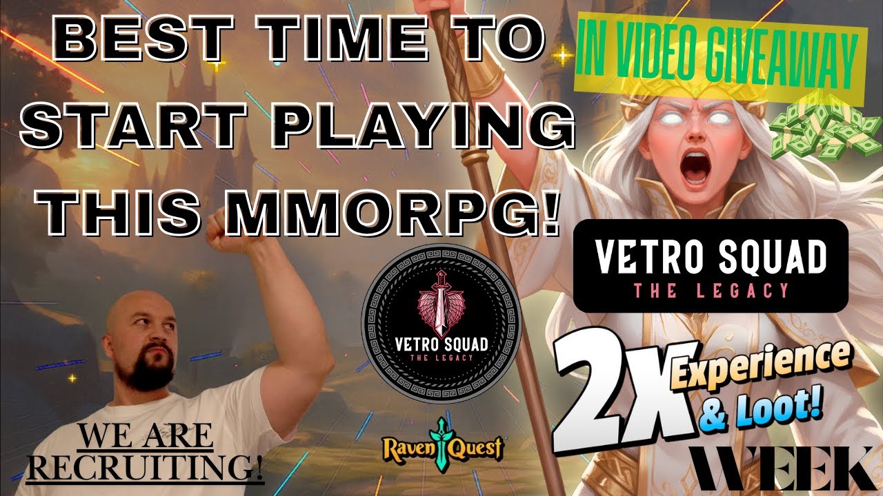 BEST TIME TO START PLAYING! 2x EXP & LOOT! - PACKS and COINS GIVEAWAY! - Vetro Squad IS RECRUITING!