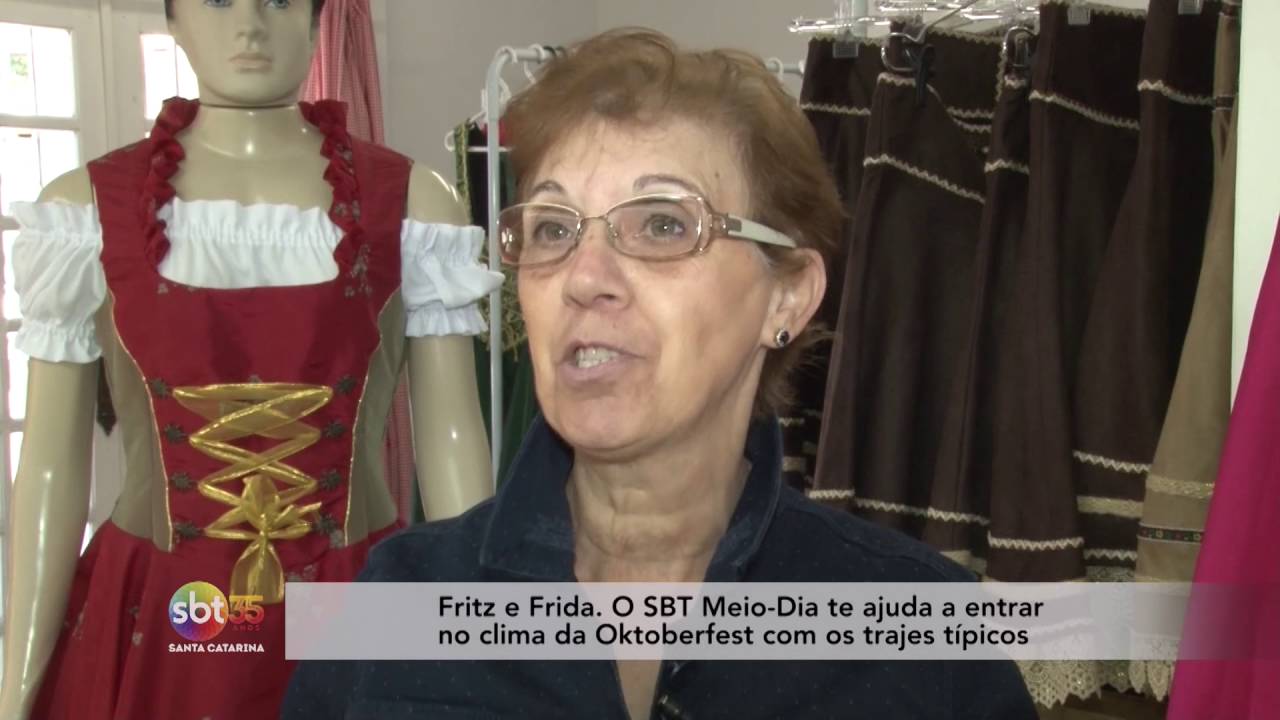 Fritz e Frida. O SBT Meio-Dia te ajuda entrar no clima da Oktoberfest com os trajes típicos