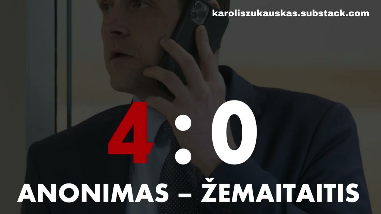 Anonimas skambina Žemaitaičiui: vėl tas per ilgas Remigijaus liežuvis