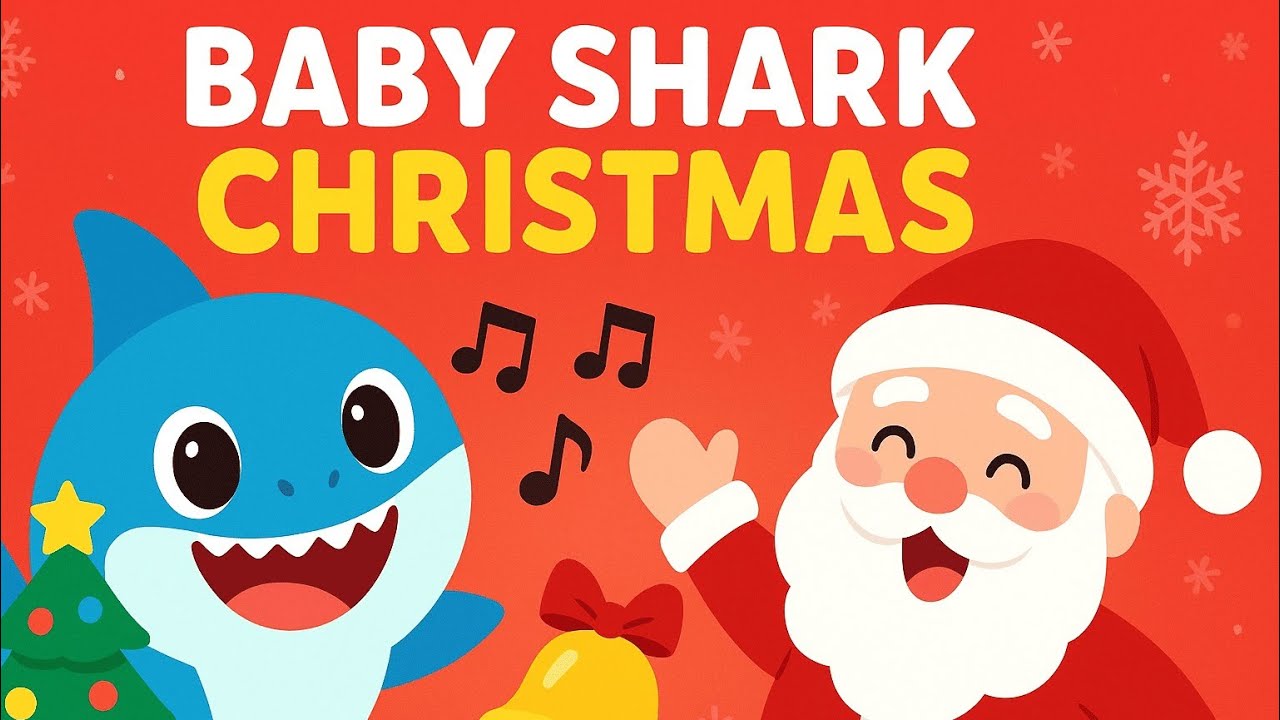 Рождественская песенка Baby Shark 🎄🦈 | Счастливого Рождества Ду-ду | Детские песенки | Baby Shark...