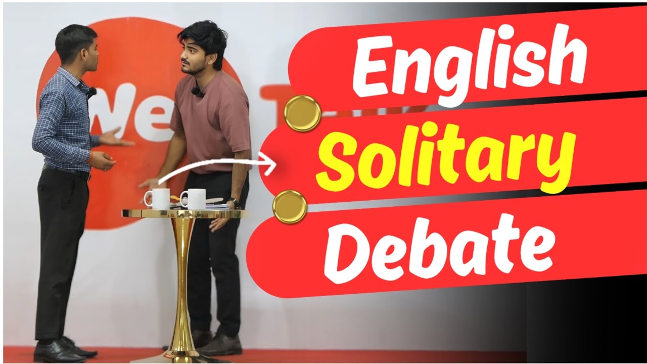English Solitary Debate | First time in India | Debate with Kaif sir | English Speaking activity