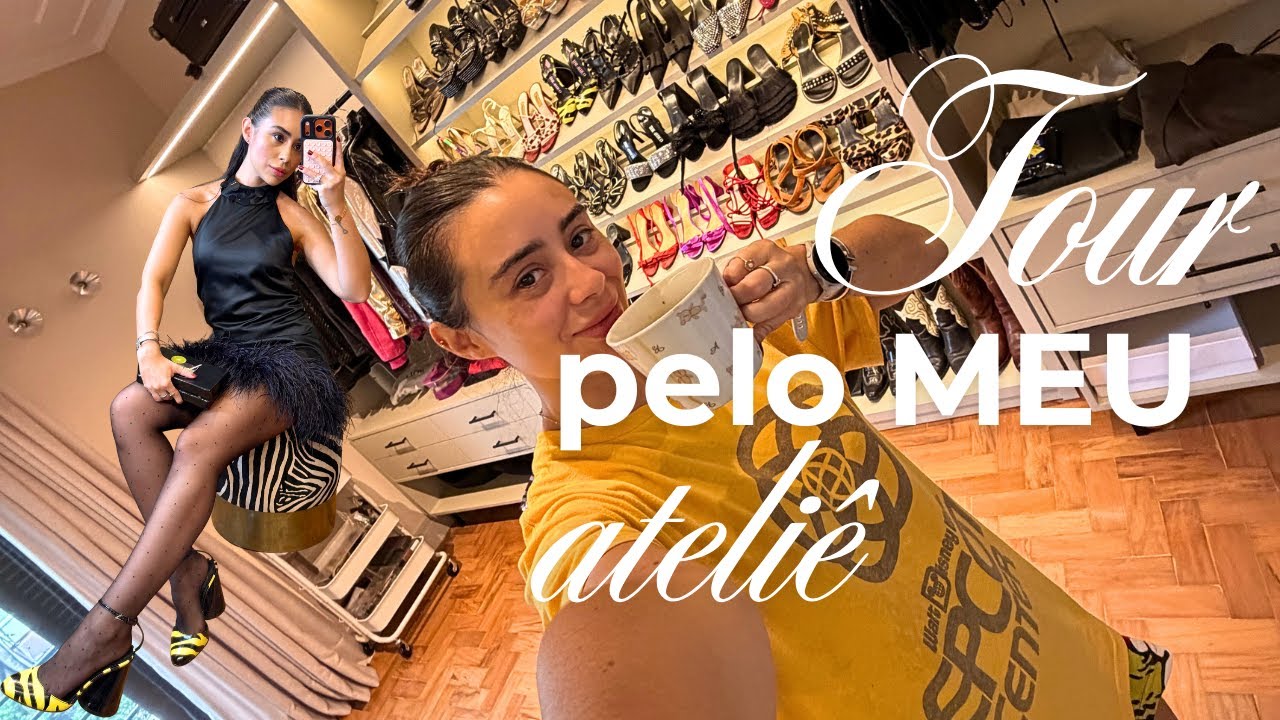 Tour + Organização do meu ateliê dos sonhos!