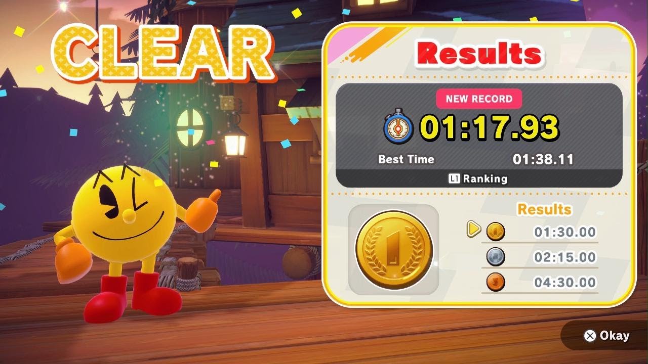 B-Doing Woods Time Trial Gold Easy Method - Pac-Man World 2 Re-PAC