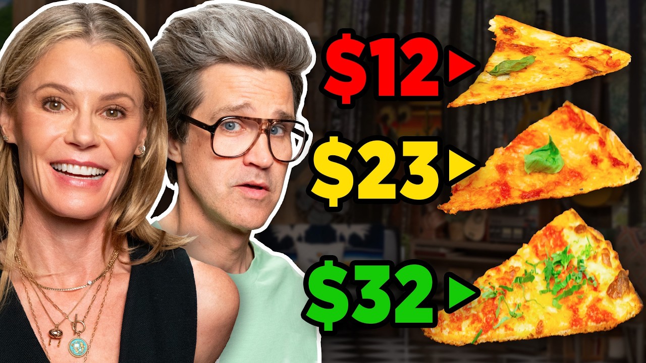 Frozen Vs. Fast Vs. Fancy Food Taste Test (ft. Julie Bowen)