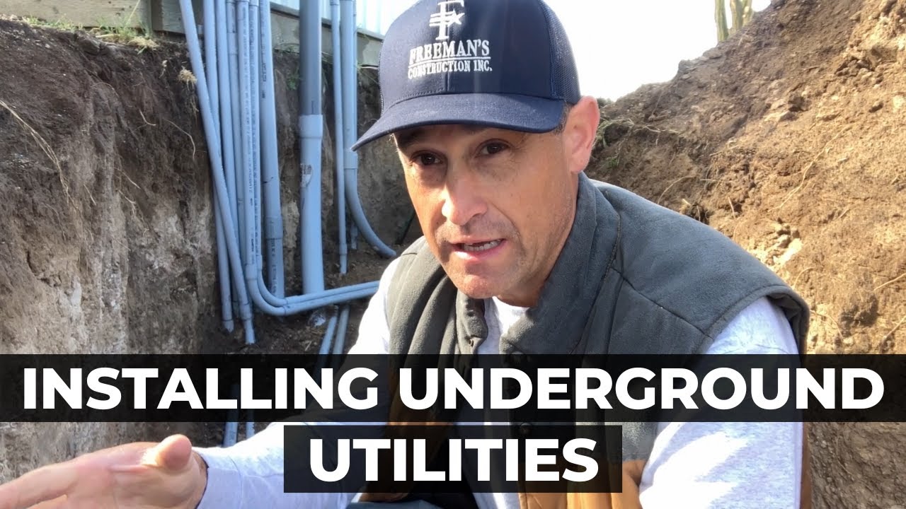 Underground Utilities [Installing Conduit for a New Underground 400 Amp Electrical Service]