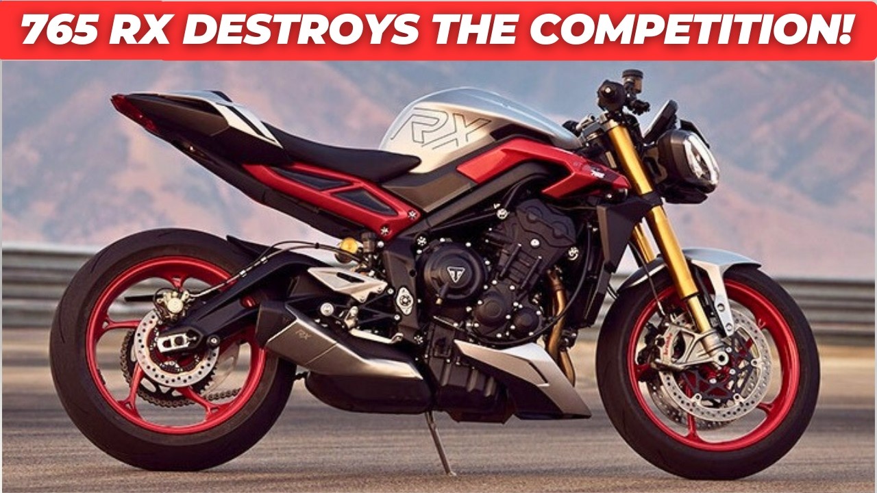 Triumph Street Triple 765 RX 2026 года | Готовый к треку велосипед среднего веса Naked