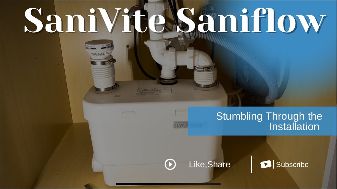 Sanivite Saniflow Undercabinet Drain Pump Installation