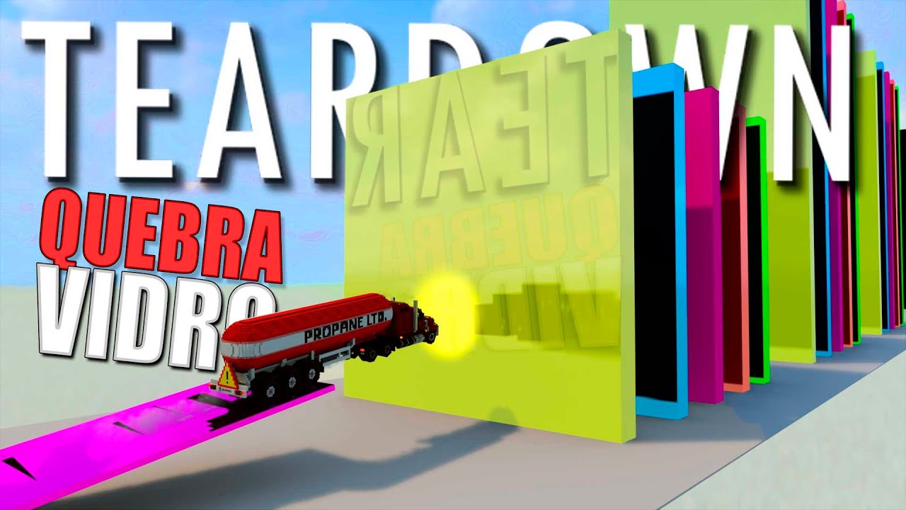 Destruição Satisfatória de vidros no Teardown com Mods