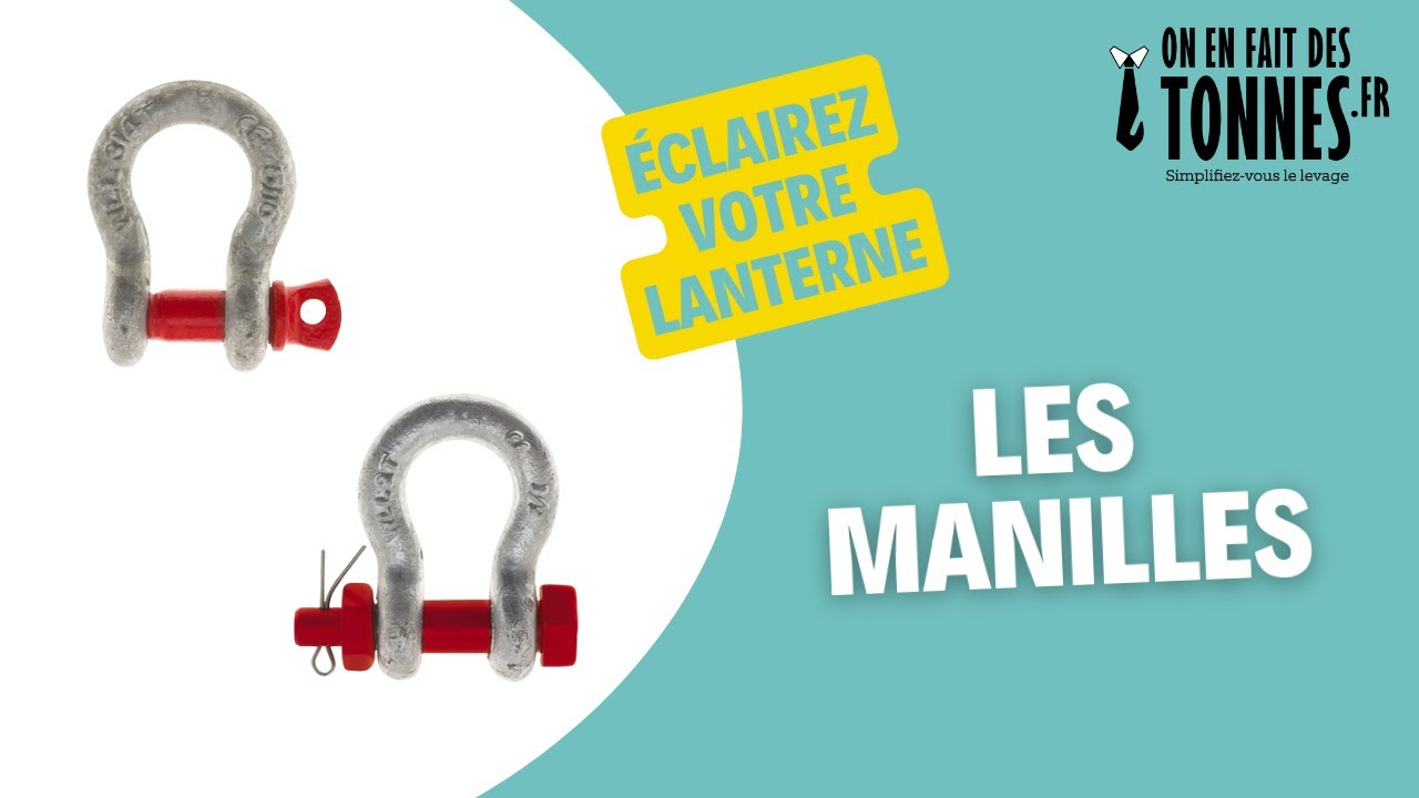 ⚙️ Comment bien utiliser une manille de levage ? | Onenfaitdestonnes