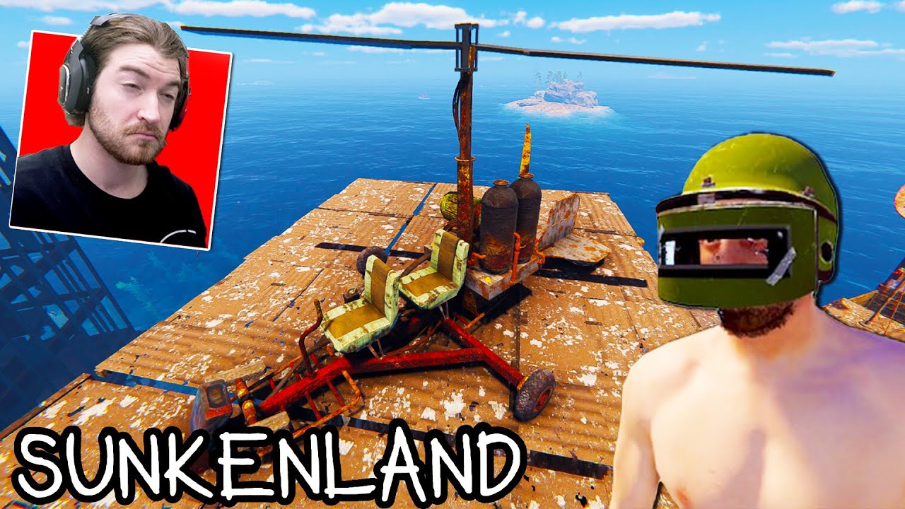 ENDGAME GYROCOPTER/ARMOR/WEAPONS in SUNKENLAND! (Sunkenland Gameplay)