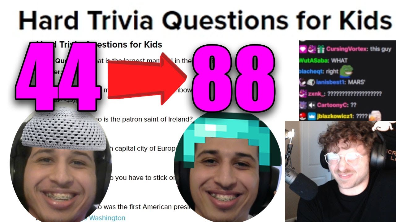 Sanchovies Asked Humzh TRIVIA QUESTIONS