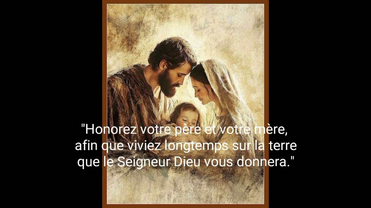 4e Commandement: Rendre honneur à nos parents