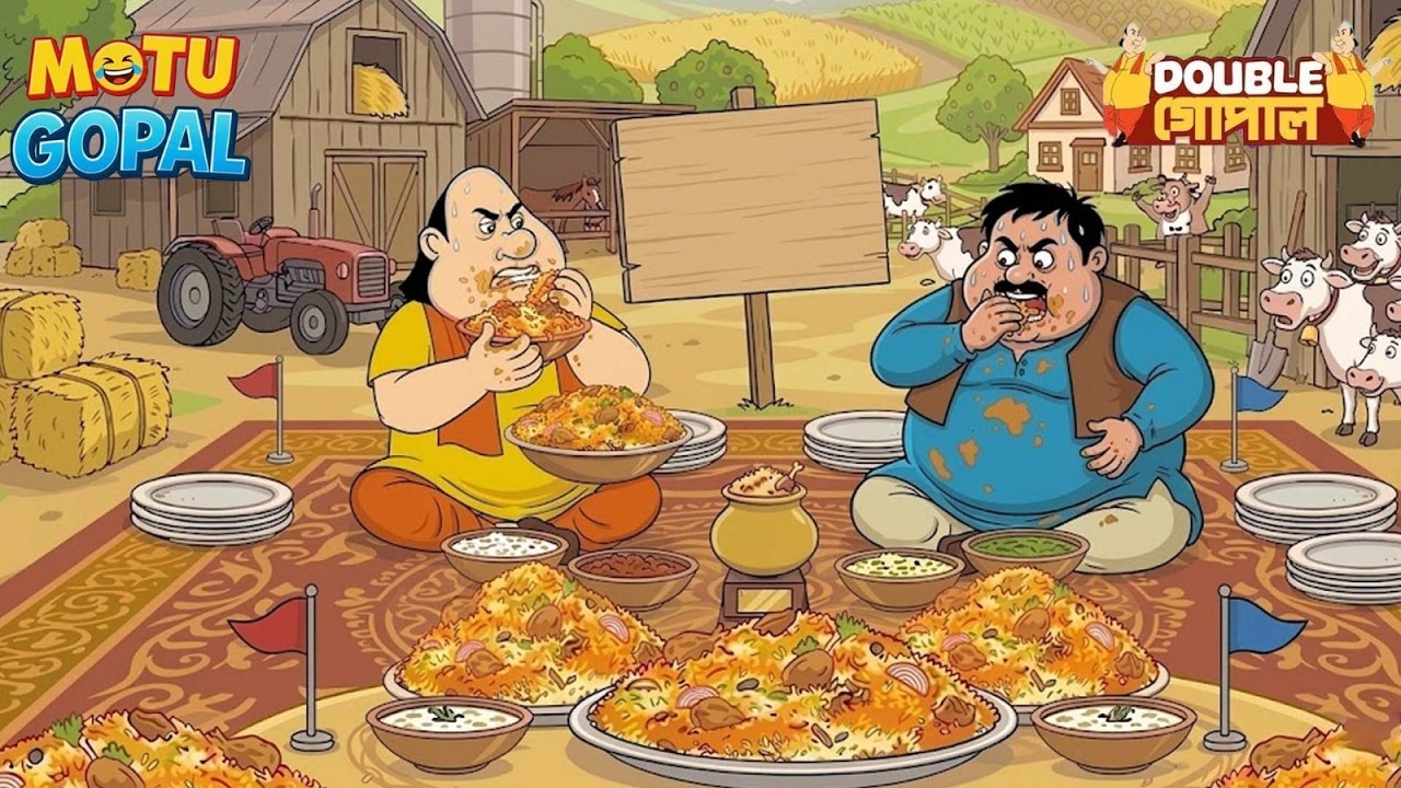 কে সবচেয়ে বেশি খাবে? | Gopal Bhar | Double Gopal | Most Popular