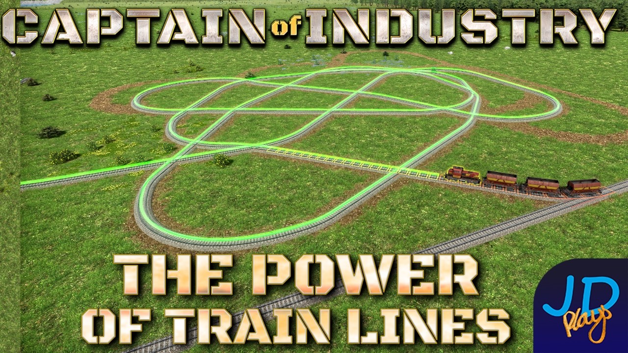 The POWER  of Train Lines & Advanced Setup guide 🚜 Captain of Industry 👷 Guides & Tutorials
