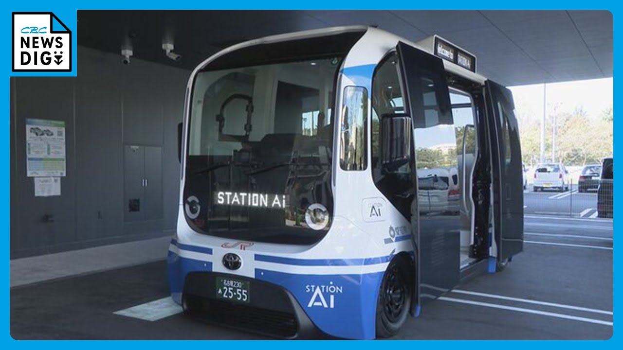 次世代電動バス「e-Palette」試乗会 愛知が全国に先駆け導入 無料で定期運転へ
