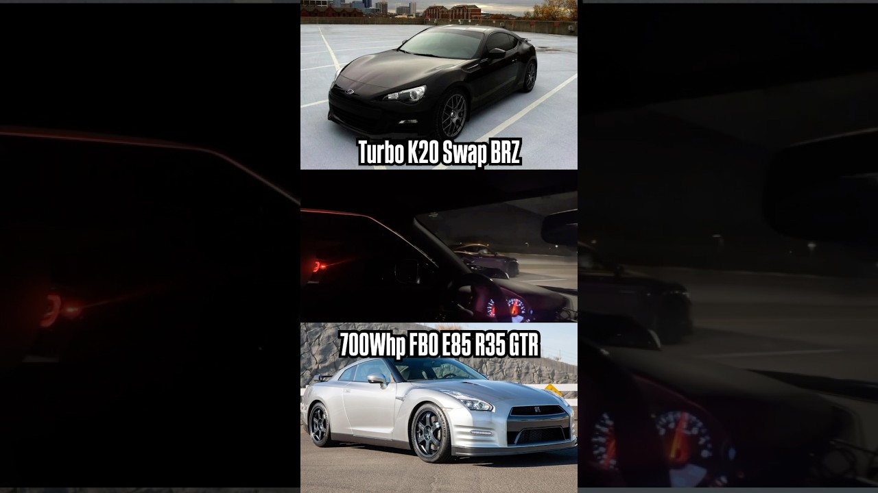 Turbo K20 BRZ vs FBO E85 R35 GTR | Roll Race