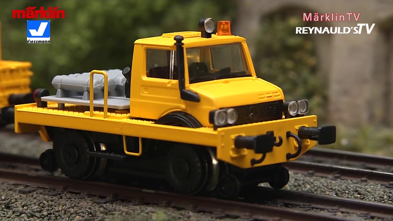 Marklin/Viessmann Functional HO Unimog Catenary Rail Maintenace Vehicle