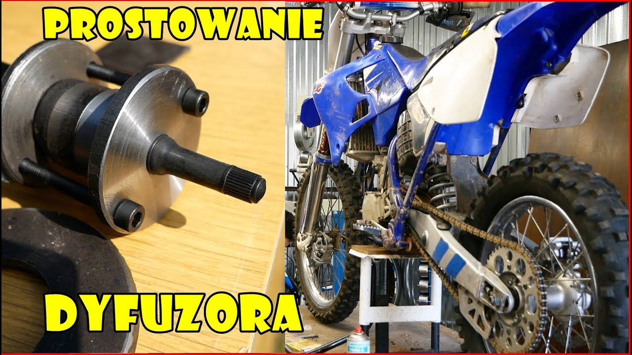 Naprawa pogiętego dyfuzora 2T Yamaha YZ 250