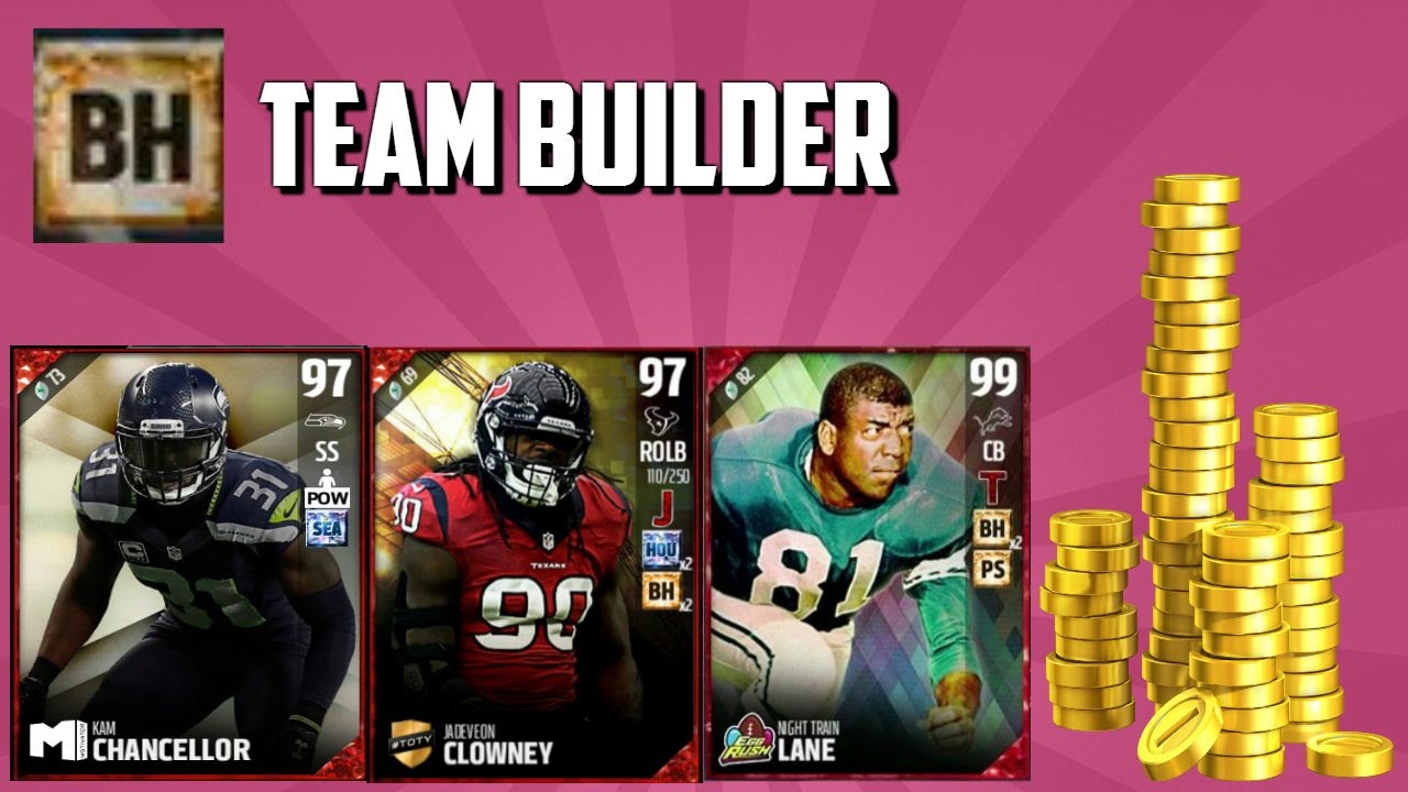 Big Hitter Chemistry Team Builder! | MUT 17 |