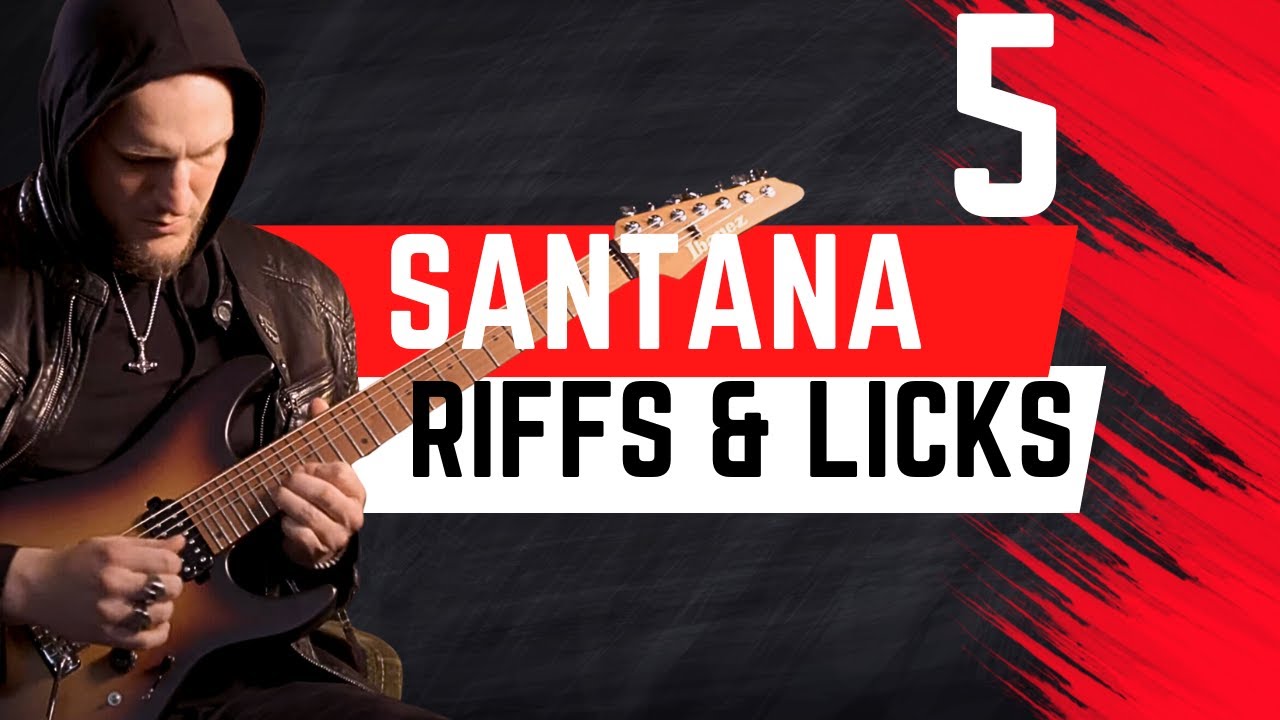 Santana 5 Riffs & Licks - Tobias Mertens