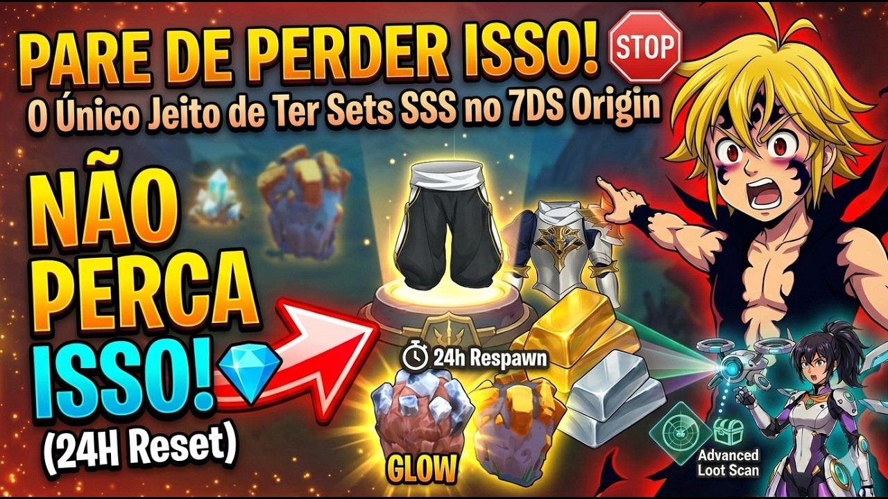 PARE DE PERDER ISSO! 🛑 O Único Jeito de Ter Sets SSS no The Seven Deadly Sins: Origin 7DS