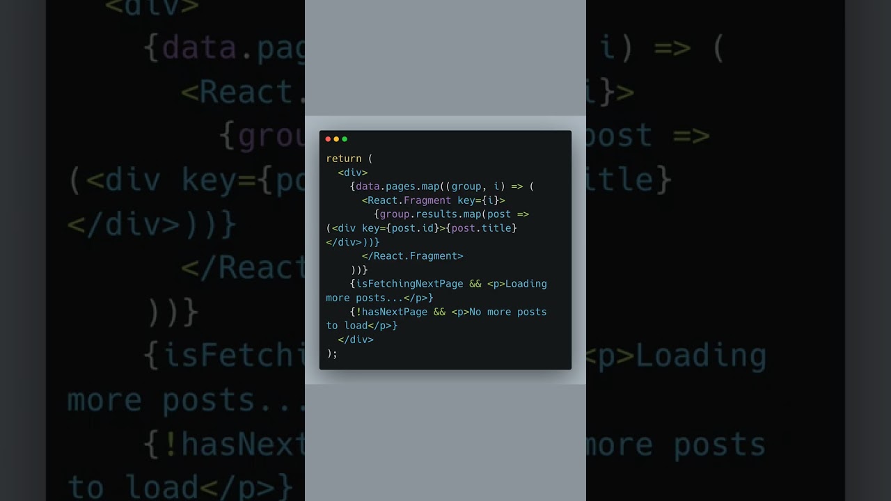 Effortless Infinite Scroll in React Explained #React