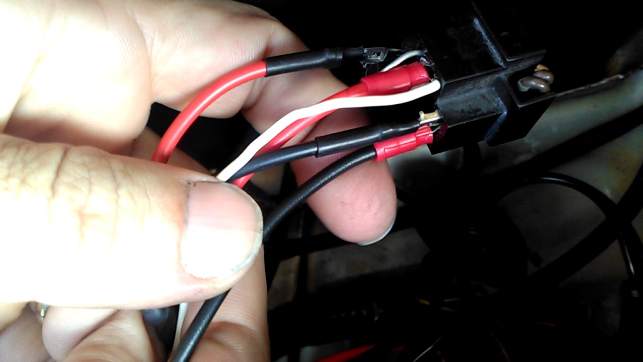 Ligação elétrica para farol projetor H1 conexão para H4 do Kadett.