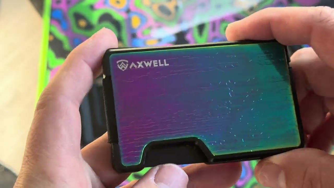 Axwell Damascus Wallet Unboxing