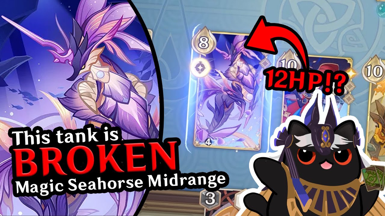 The BROKEN 12 HP tank - Magic Seahorse Midrange | Seahorse Mona Azhdaha | Genshin Impact TCG