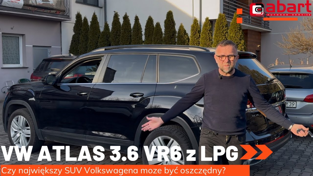 Największy Volkswagen Atlas 3.6 VR6 oszczędny po montażu instalacji gazowej w @AbartAutoGazSerwis