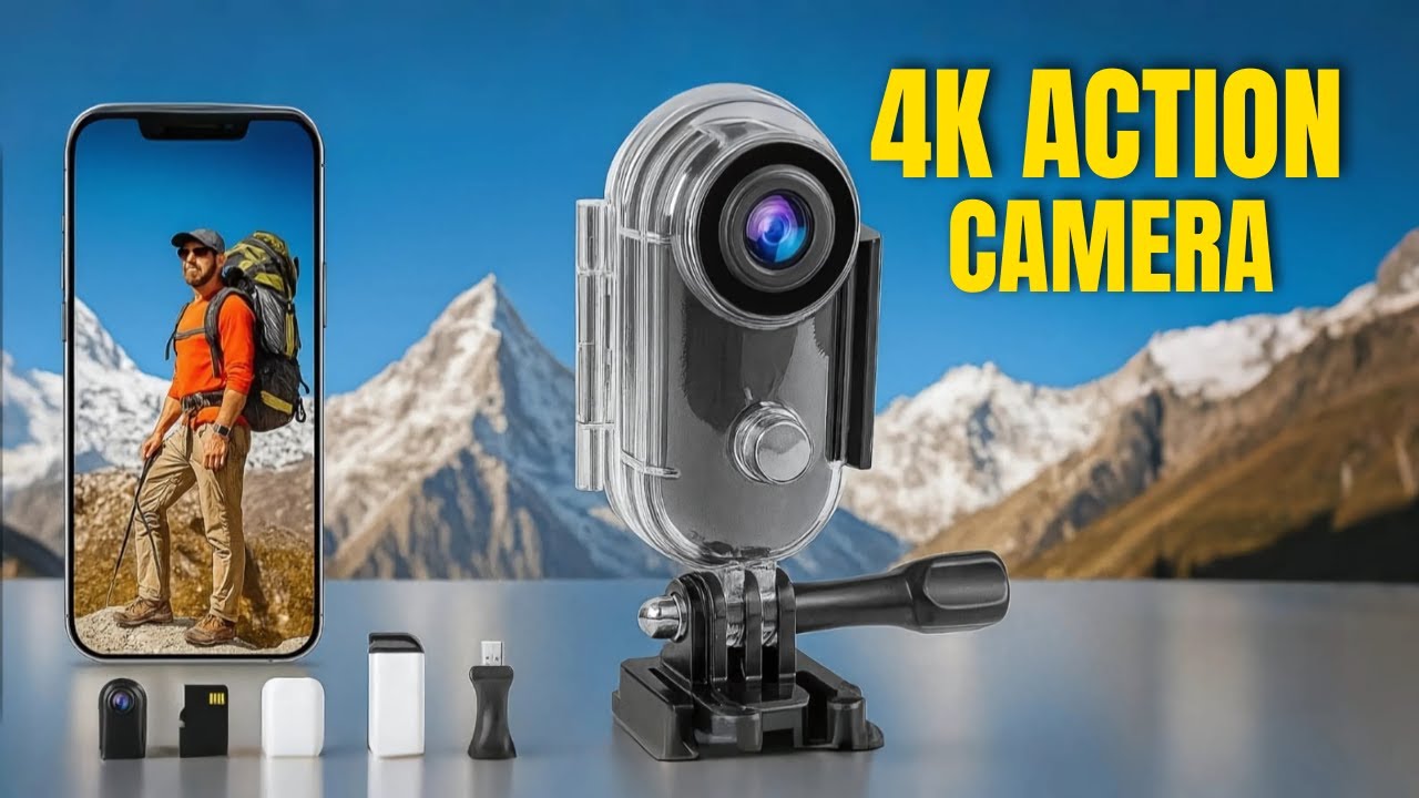 Распаковка и тестирование 4K-экшн-камеры Thumb! Водонепроницаемая, ударопрочная и альтернатива Go...