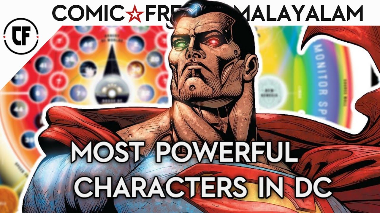 Most powerful characters in DC Universe explained in Malayalam||Top  10 powerful characters in DC