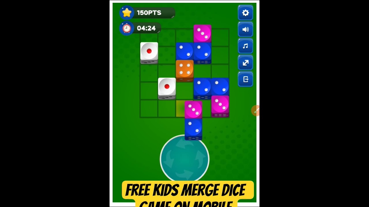 Free Kids Merge Dice Game | Play Fun on Mobile Browser #kidsgames
