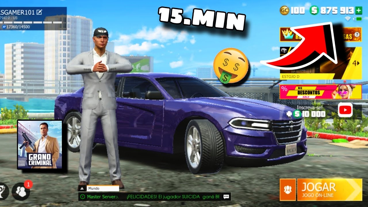como ficar rico no Grand criminal online em apenas 15 minutos