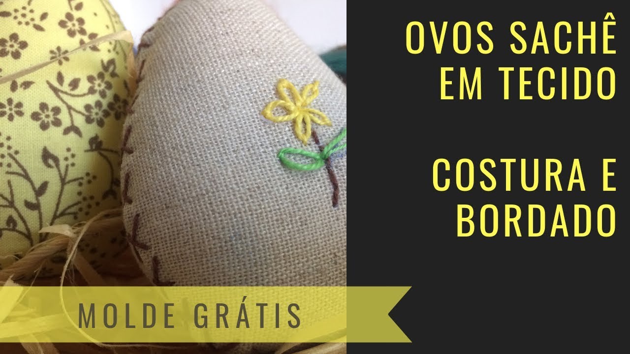 #Páscoa  Ovos sachê em tecido