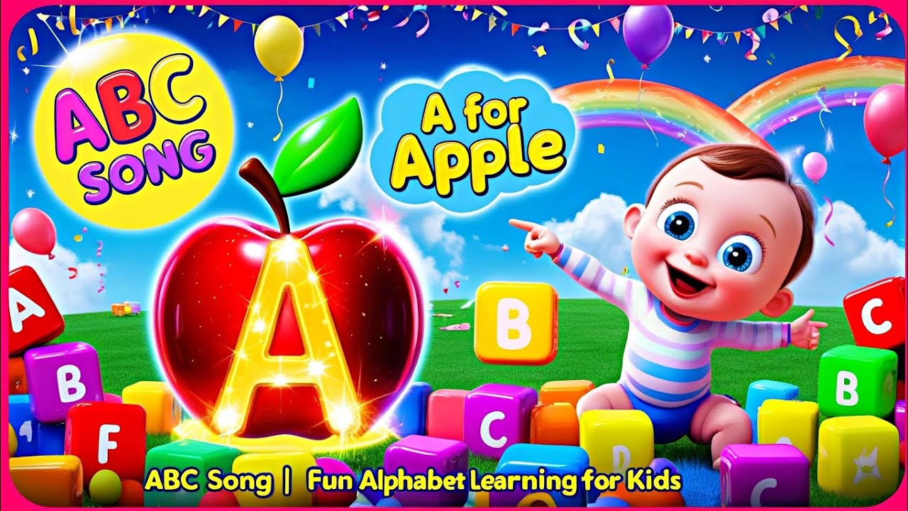 ABC Song | A for Apple – Fun Alphabet Learning for Kids