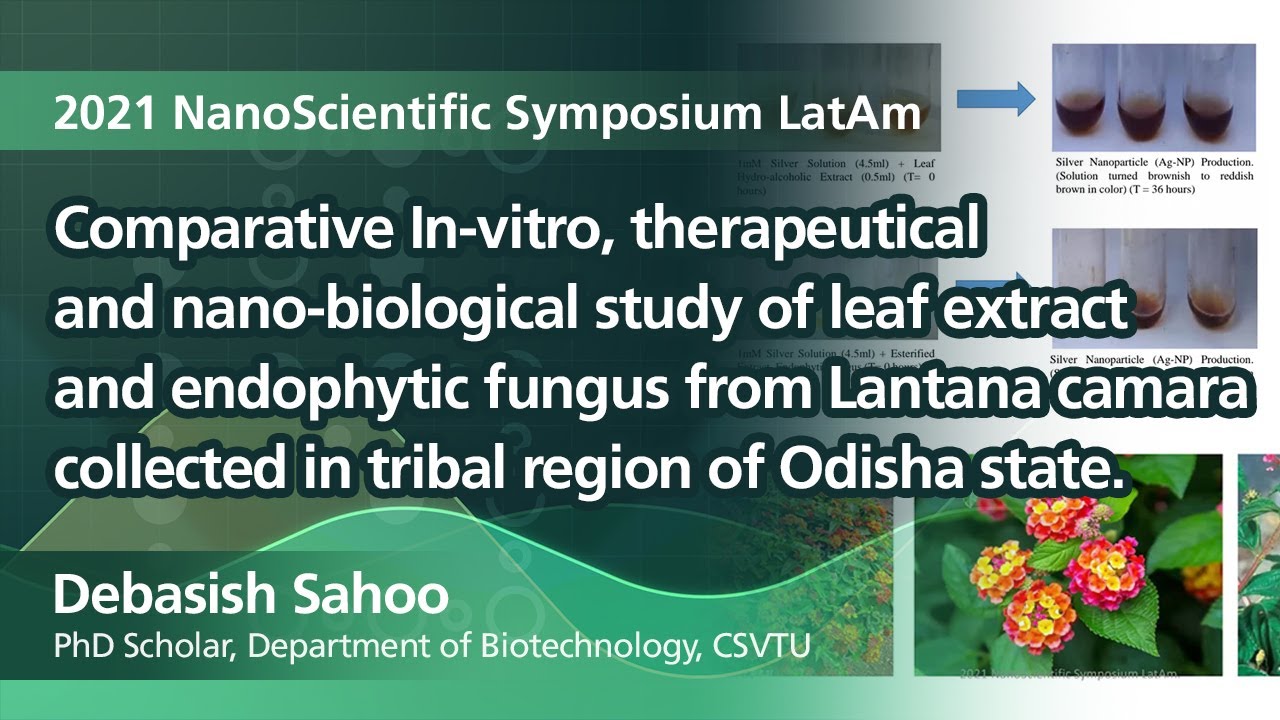 Comparative In-vitro, therapeutical and nano-biological study of leaf extract  (...) | 2021NSSLatAm