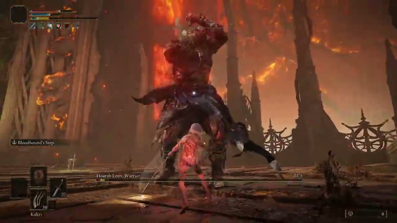 Defeating Godfrey | Level 1 + no heal | Elden Ring