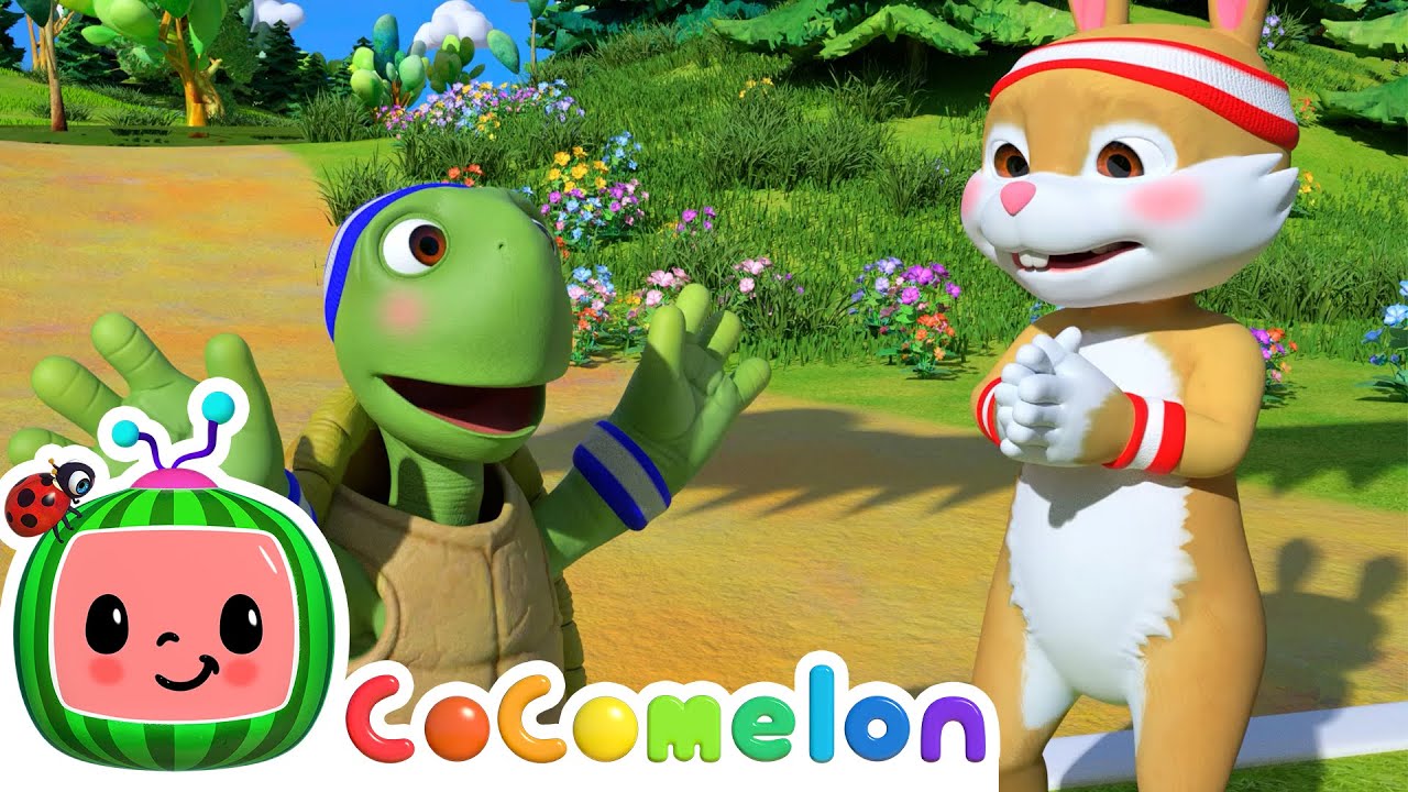 The Tortoise and the Hare | CoComelon Furry Friends | Animals for Kids