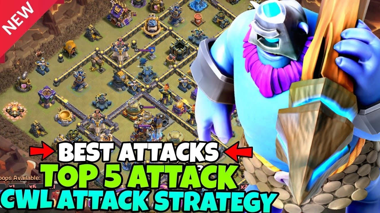 March 2026 Top 5 Best Th18 CWL Attack Strategy | COC Th18 CWL Attack Strategy