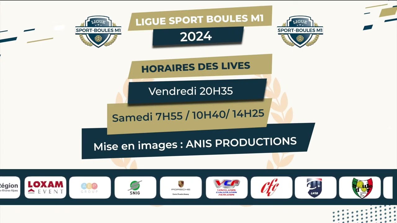 Ligue Sport-Boule M1 2024 - Etape 2 - Saint Vulbas - Demi-Finale