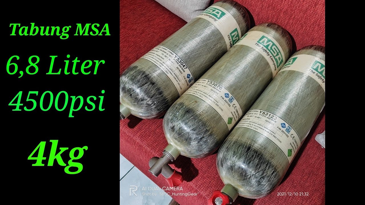 APAKAH LAYAK DIBELI..??!! Tabung MSA 6,8 liter
