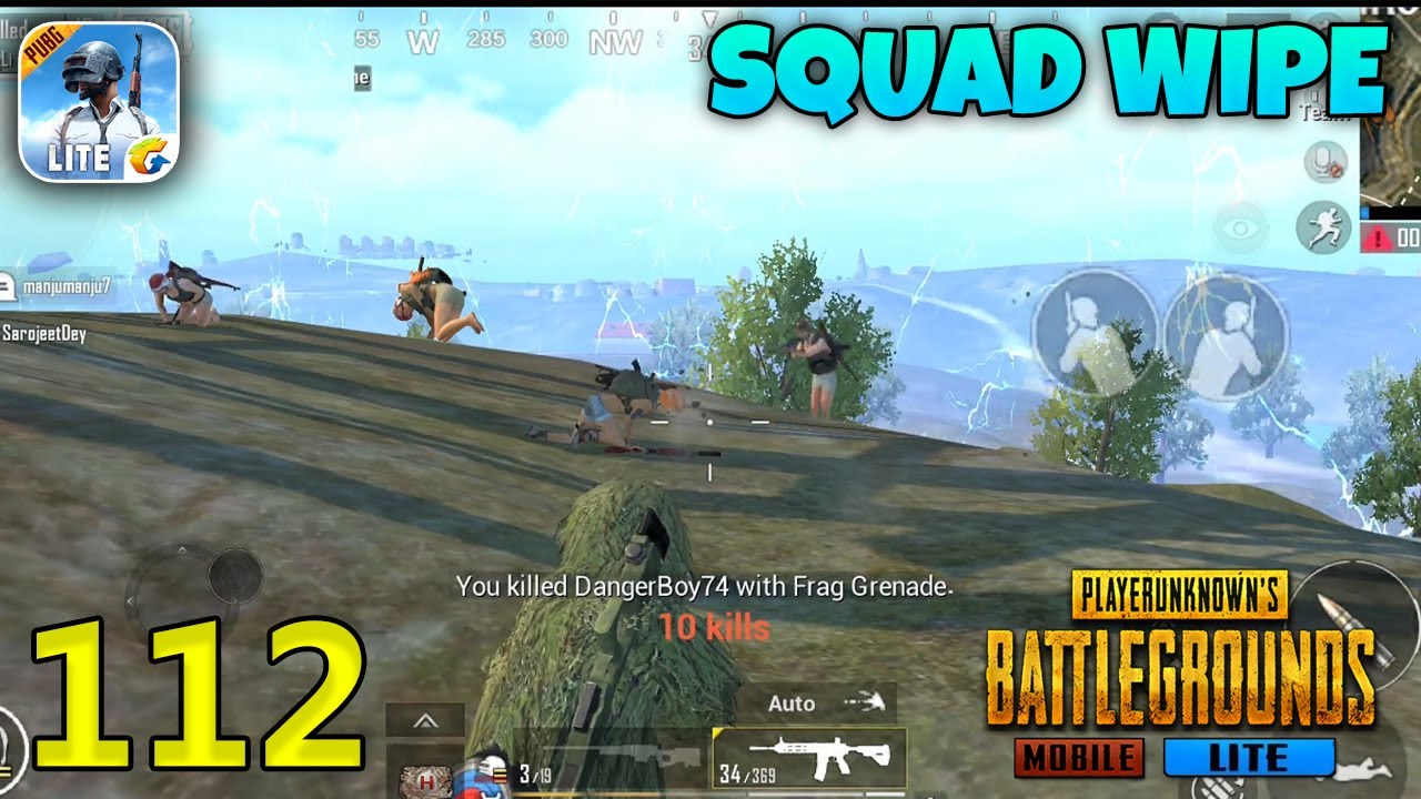 Can He Protect His Teammates ? | PUBG Mobile Lite Solo Squad Gameplay